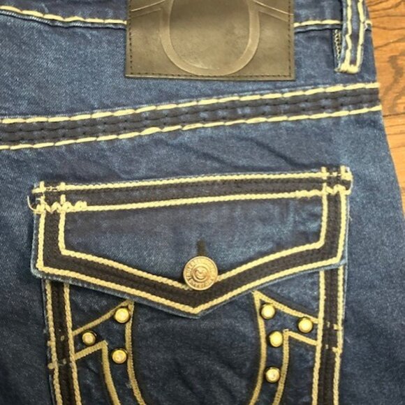 TRUE RELIGION Mens Jeans SZ (40X27) - Picture 3 of 5